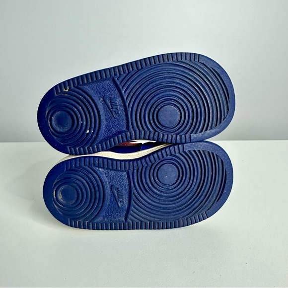 Nike Son of Force Mid Toddler Sneakers Blue Pink Size 5C Hook Loop - Picture 7 of 7